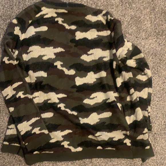 Forever 21 camouflage printed open cardigan size M - Picture 4 of 4